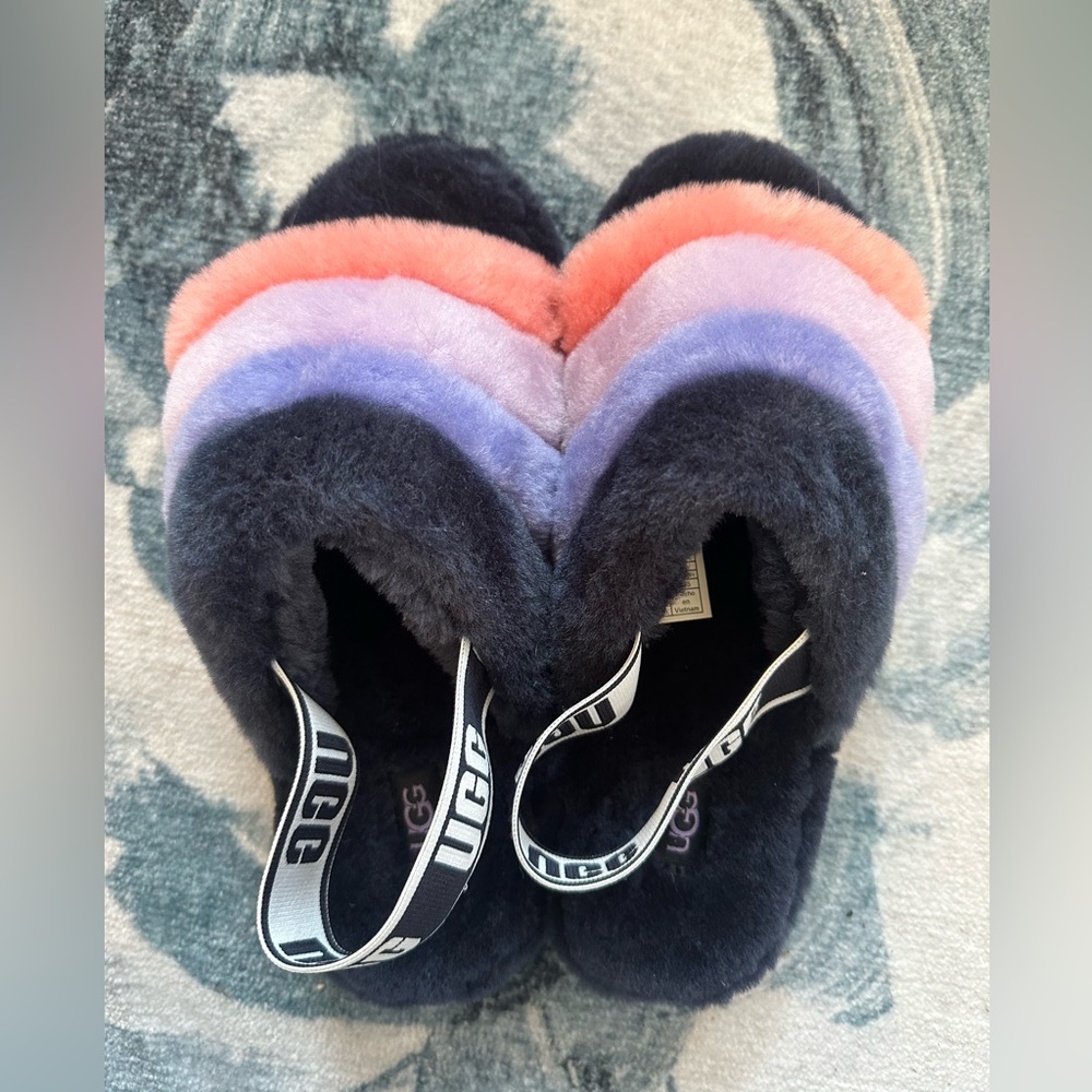 Ugg Fluff Yeah Slide (Starry Night) Women’s 8